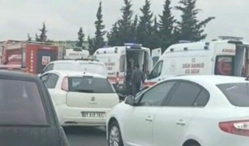 İşçi servisi şarampole uçtu: 16 yaralı!