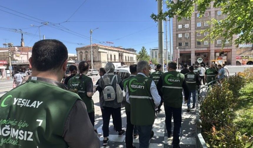 Yeşilay Şanlıurfa’dan madde bağımlılığı yürüyüşü