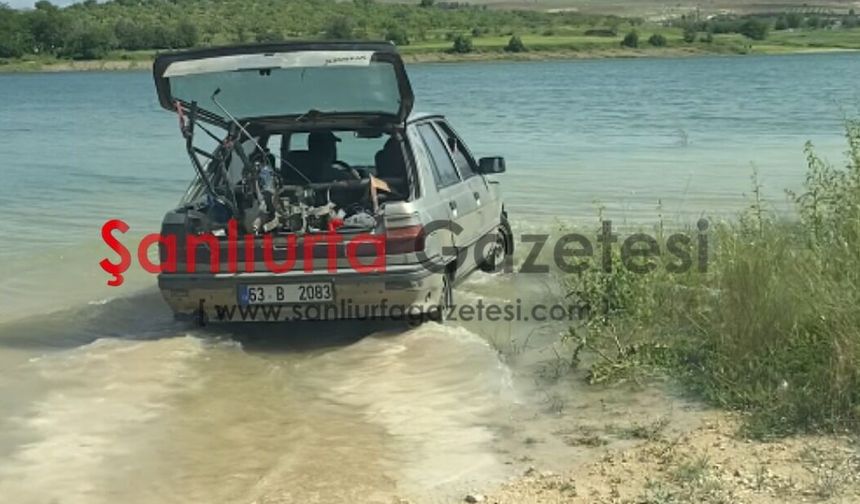 Bozova’da piknik tutkunlarına sel suları bile engel olamadı