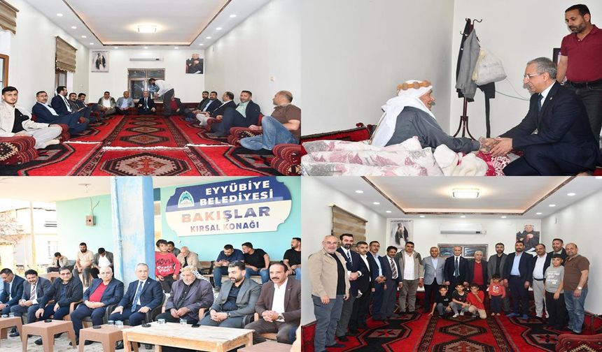 AK Parti Şanlıurfa yönetiminden 'Kurban Bayramı' öncesi ziyaretler