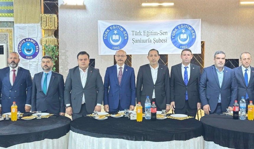 Türk Eğitim-Sen Genel Başkanı Geylan Şanlıurfa’da İstişareye Katıldı