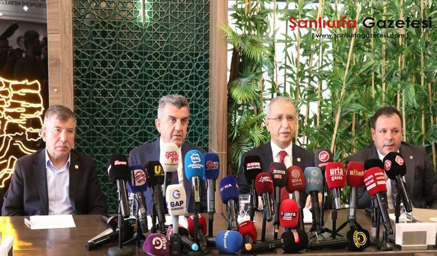 AK Parti heyeti Halep ziyaretini Şanlıurfa’da değerlendirdi