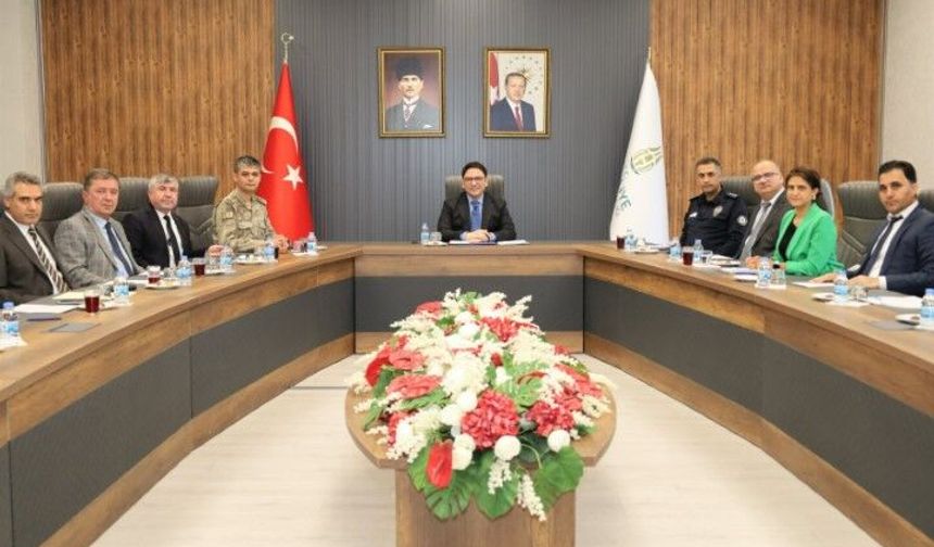 Haliliye’de Kurum Müdürleri Toplandı: Güvenlik ve Afetler Masada