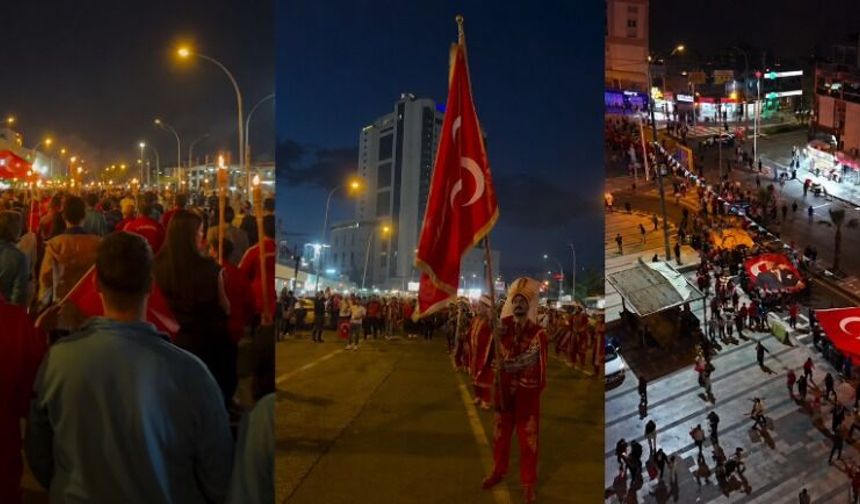 Şanlıurfa’da Türk Bayraklarıyla 19 Mayıs Yürüyüşü Düzenlendi