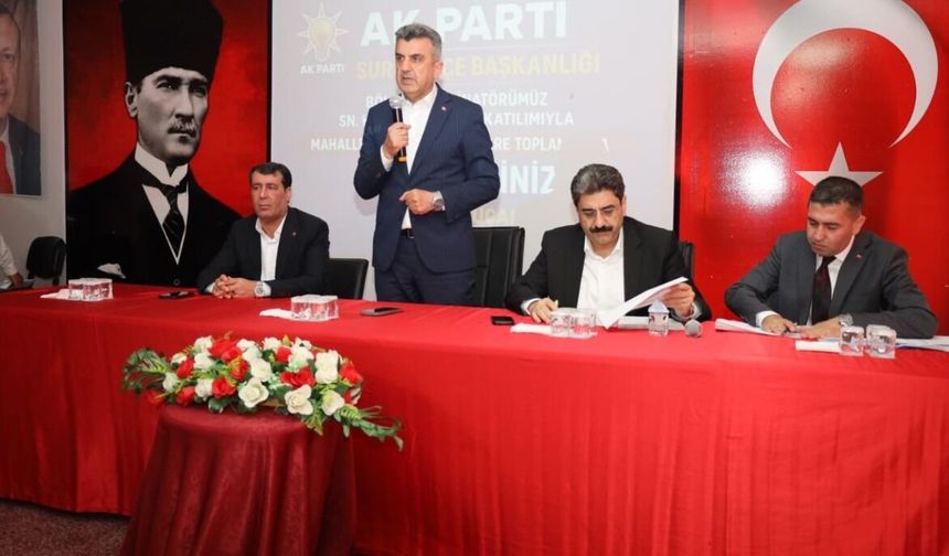 Şanlıurfa Suruç’ta Teşkilat Toplantısı Dikkat Çekti!