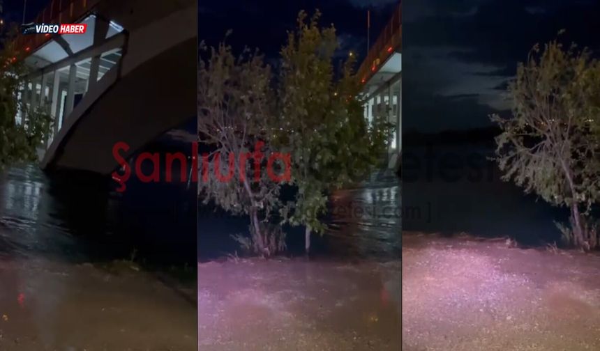 Şanlıurfa’da Fırat Nehri Yükseldi: Vatandaşlara Uyarı