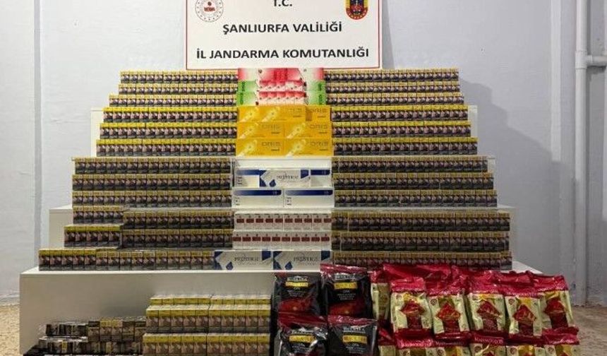 Şanlıurfa’da kaçakçılara yakın markaj