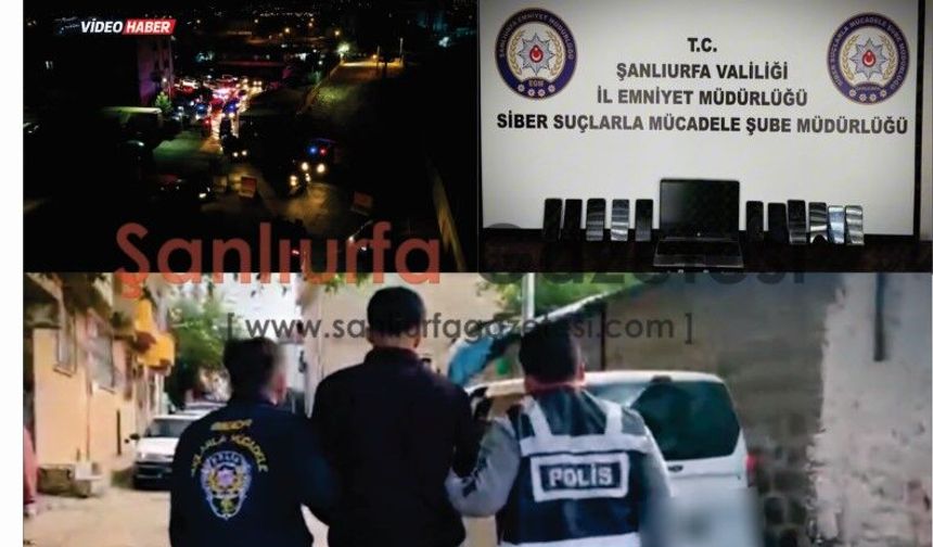 Şanlıurfa Merkezli 7 İlde Yasa Dışı Bahis Operasyonu: 18 Gözaltı