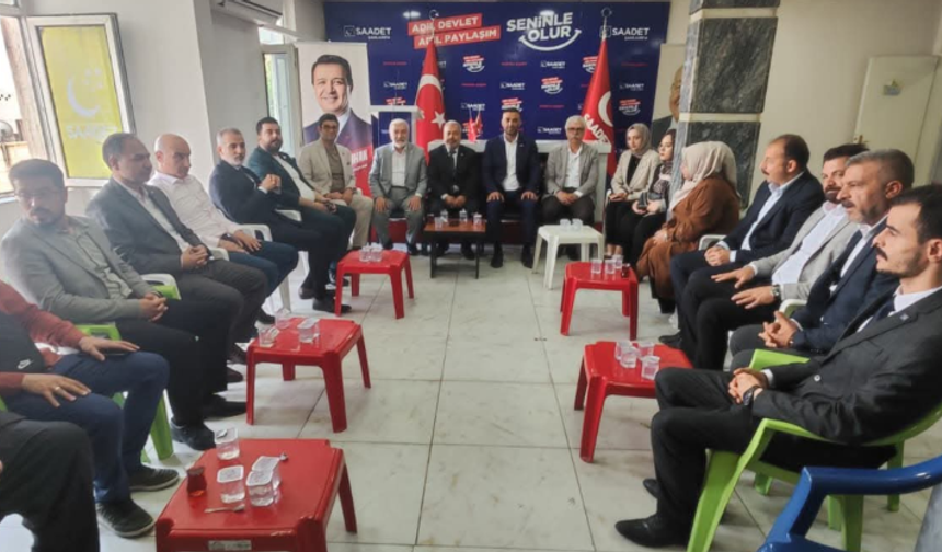 Saadet Partisi Şanlıurfa İl Başkanlığı’nda Bayramlaşma Programı Düzenlendi