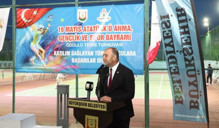 Şanlıurfa’da 19 Mayıs Tenis Turnuvası Nefes Kesti