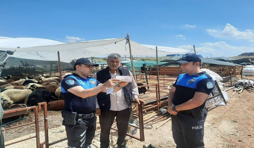 Şanlıurfa’da Polis Pazar Pazar Gezip Uyardı: “Aman Dikkat”