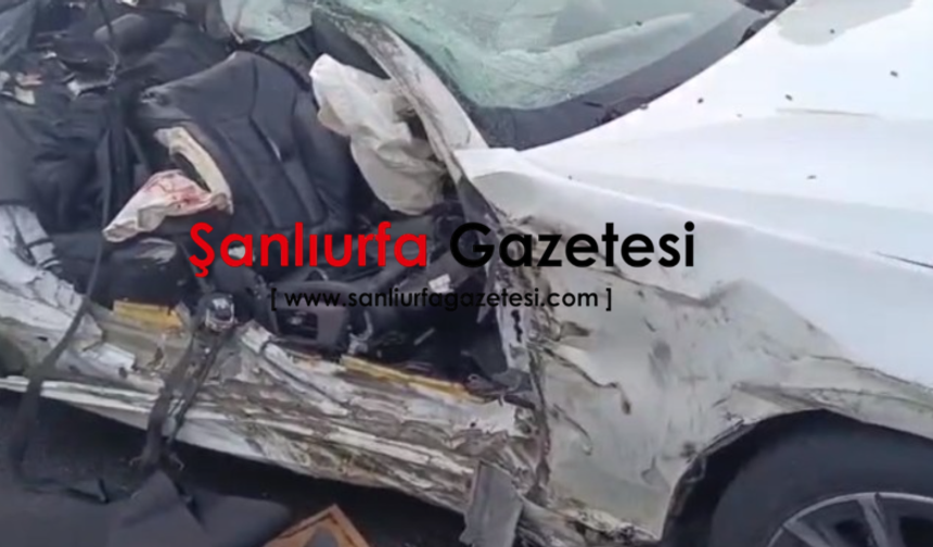 Şanlıurfa’da trafik kazası 2 ölü 2 yaralı