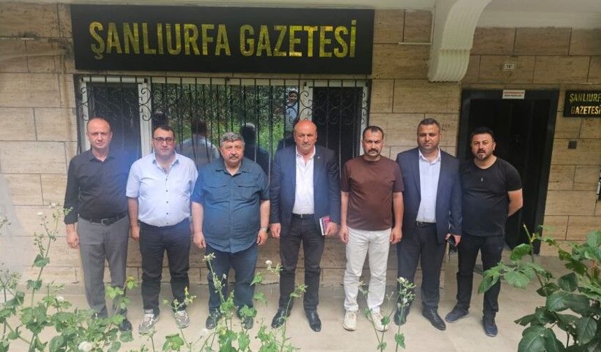 Türk Sağlık-Sen’den Şanlıurfa Gazeteciler Derneği’ne Ziyaret