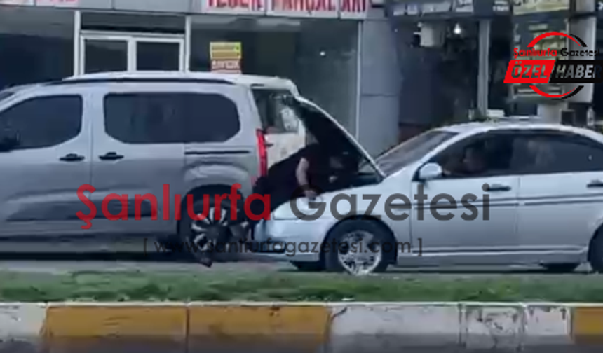Şanlıurfalı tamirci ölümle dans etti; Kayda alanlar bile şoke oldu!