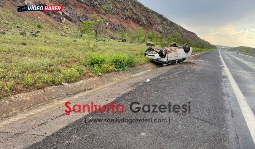 Şanlıurfa’da Otomobil Şarampole Devrildi: 5 Yaralı