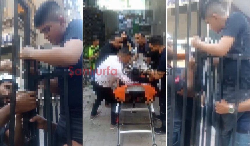 Şanlıurfa'da Korku Dolu Anlar: Demir Korkuluk Çocuğun Koluna Saplandı