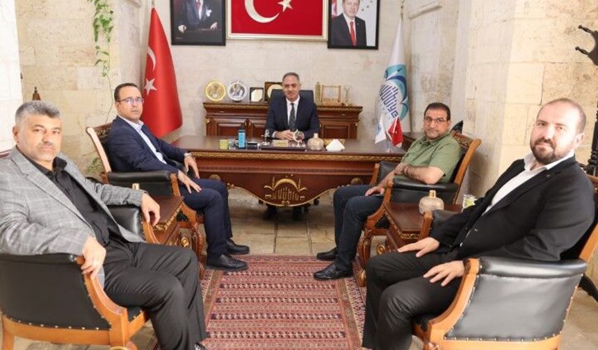 Cihannüma Şanlıurfa İl Başkanı Mehmet Emin Kılıç'tan Mehmet Kuş'a Ziyaret