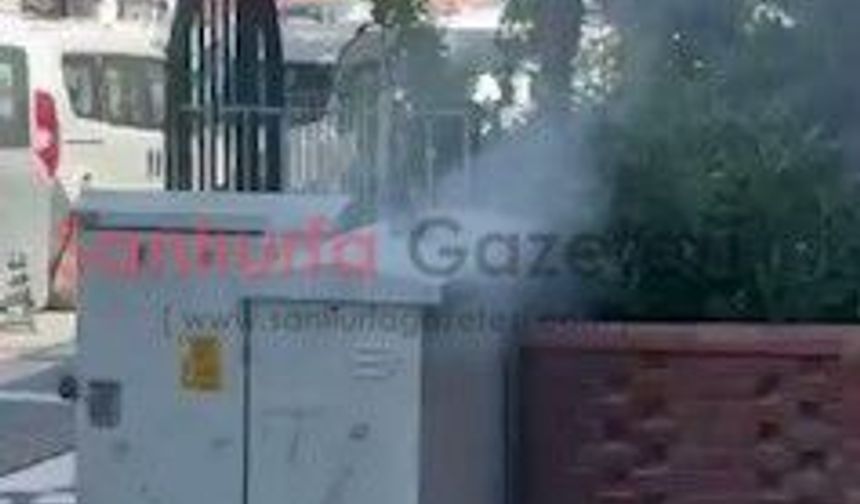 Şanlıurfa’da Elektrik Panosu Yandı!