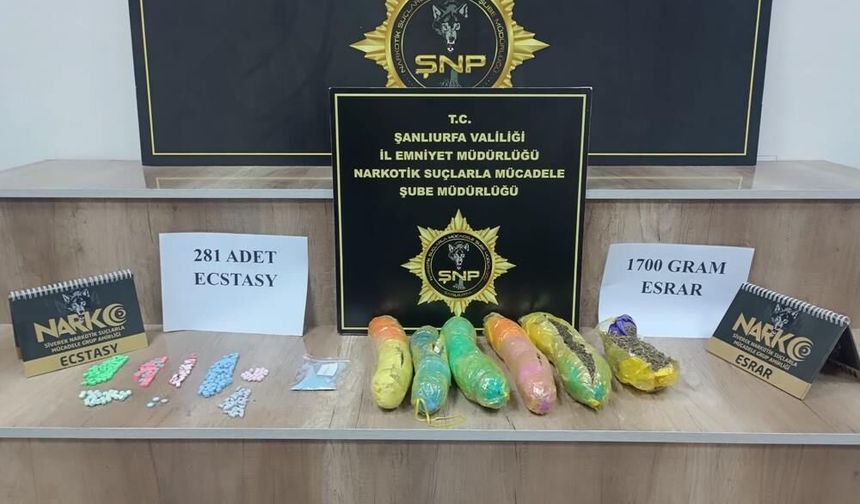 Uyuşturucu simsarlarına operasyon; Şanlıurfa Emniyeti duyurdu!