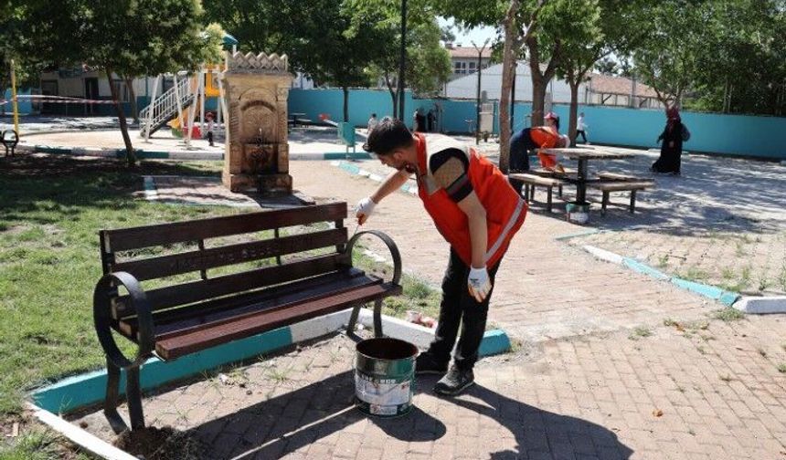 Haliliye’de Parklar Baştan Aşağı Yenileniyor