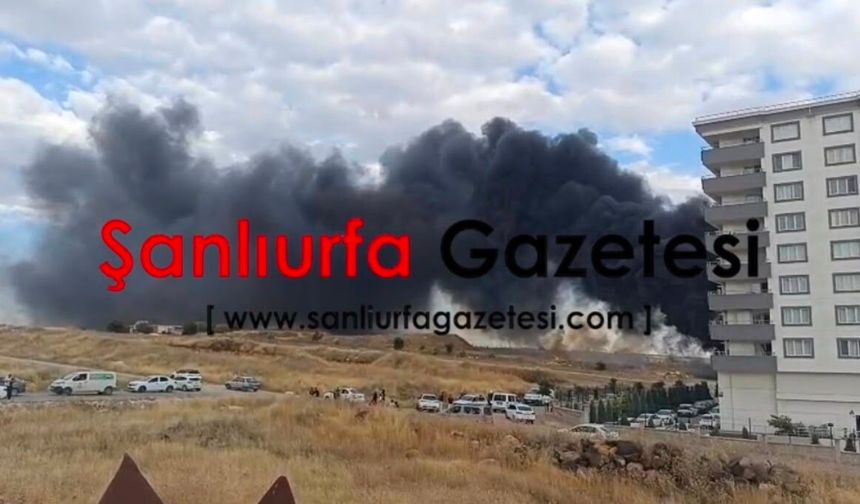 Şanlıurfa'da İş Yerinde Yangın Paniği