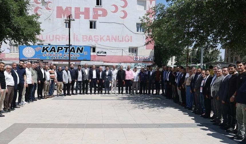 MHP İl Başkanı Mahmut Güneş, Şanlıurfalılardan helallik istedi