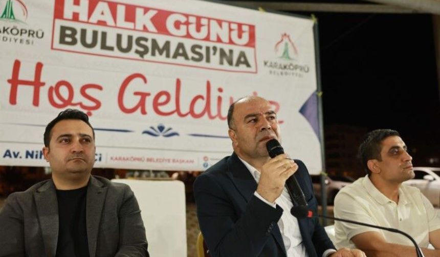 Şanlıurfa Karaköprü’de Halk Günü Buluşmasına Yoğun İlgi