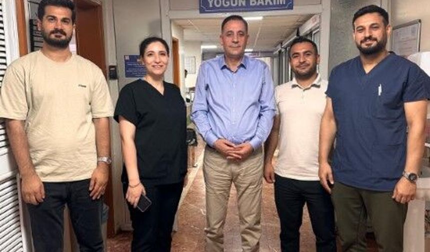 Sağlık-Sen Şube Başkanı Yabir Sahada: Meslektaşlarıyla Bir Araya Geldi
