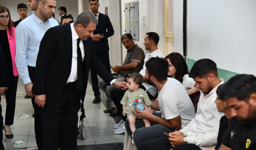 Vali Hasan Şıldak’tan Siverek Devlet Hastanesi’ne Sürpriz Ziyaret