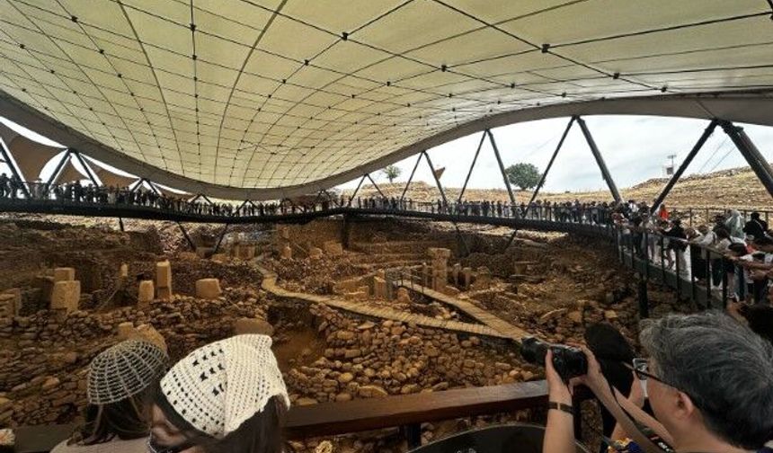 Şanlıurfa'nın Dünya Mirası Göbeklitepe'den Bayram Rekoru