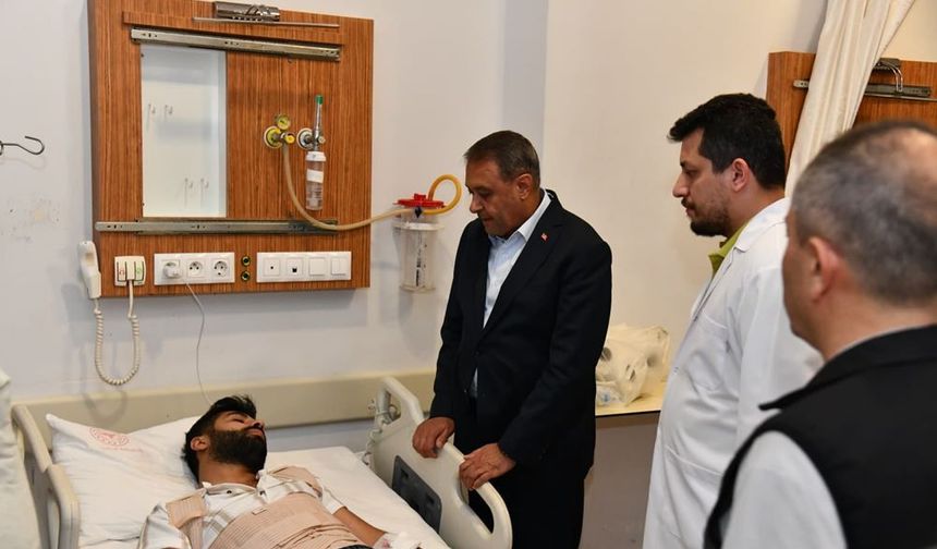 Vali Şıldak’tan geçmiş olsun ziyareti