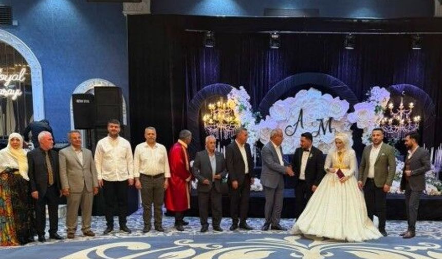 İsa Kızıldemir, Taplamacı ve Güneş Ailelerinin Mutlu Gününe Katıldı