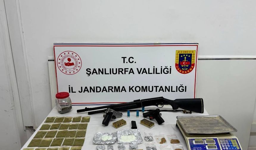 Şanlıurfa jandarmanın gözbebekleri uyuşturucuya geçit vermedi!