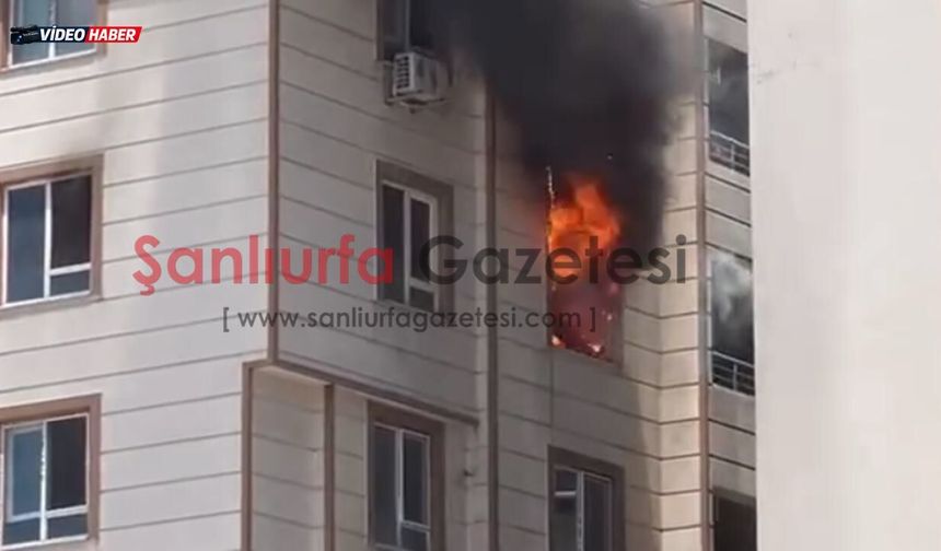 Şanlıurfa’da Binada Yangın: Ekipler Seferber Oldu