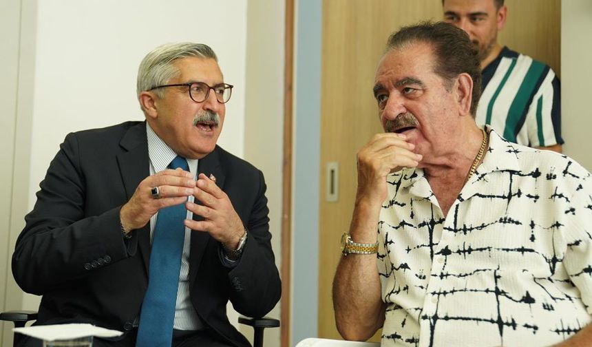 Şanlıurfalı İbrahim Tatlıses’e Hüseyin Yayman’dan geçmiş olsun ziyareti