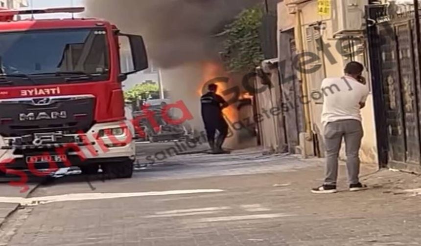 Şanlıurfa'da Elektrik Panosu Alev Alev Yandı!