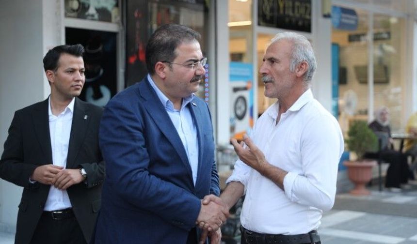 Başkan Mehmet Canpolat Esnaf ve Vatandaşlarla Buluştu