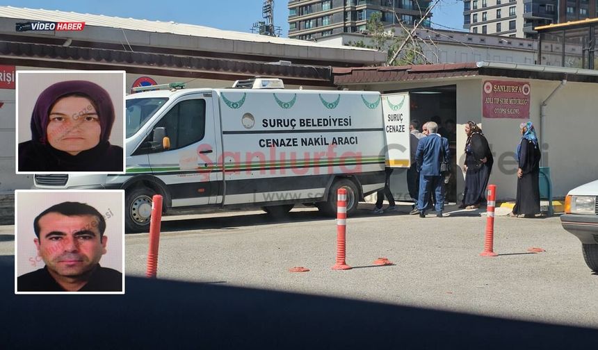 Şanlıurfa'da eşini tabancayla öldüren koca intihar etti!