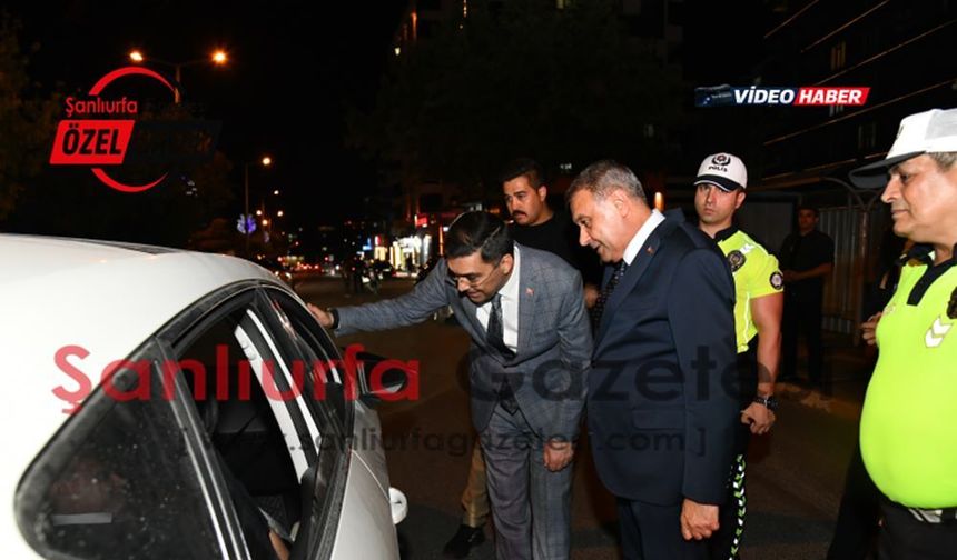 Şanlıurfa'da dev huzur uygulaması: Vali ve Emniyet Müdürü sahaya indi!