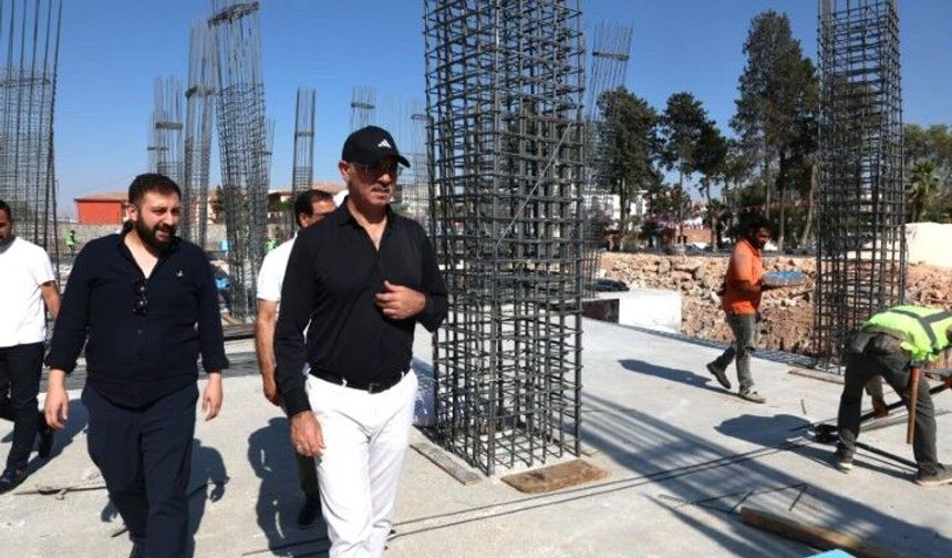Şanlıurfa'da Eski Cezaevi Arsasında Dev Proje Hızla Yükseliyor