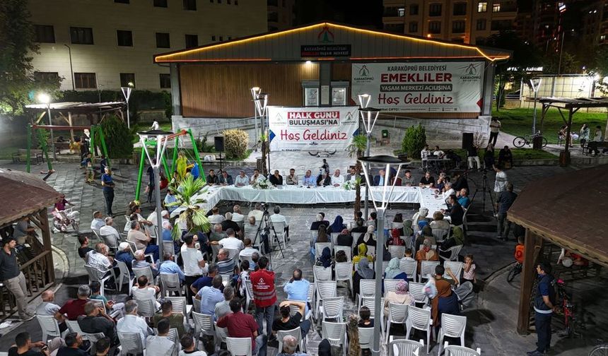 Karaköprü Belediyesi, vatandaş ile bir arada