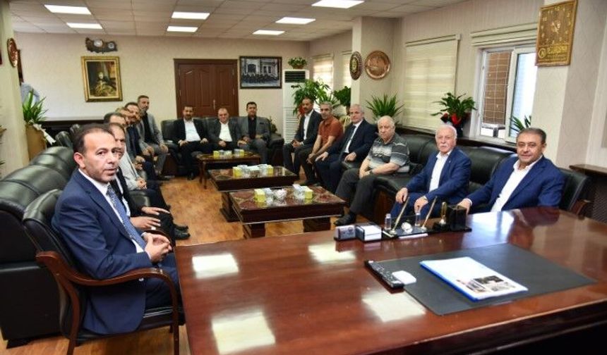 Şanlıurfa Valisi Hasan Şıldak'tan Esnaf Odaları Birliğine Ziyaret