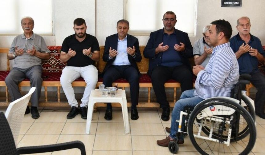 Şanlıurfa Valisi Hasan Şıldak'tan Vakıflar Bölge Müdürü Palalı'ya Taziye Ziyareti