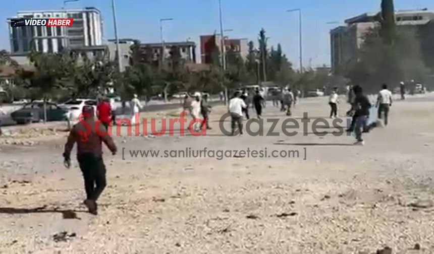 Şanlıurfa'da Adliye Önünde Ortalık Savaş Alanına Döndü