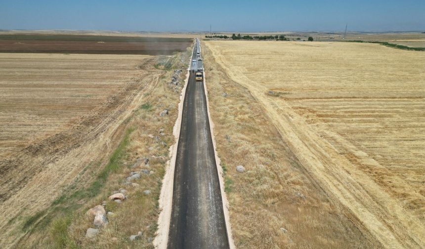Şanlıurfa'da Hilvan'ın 8,5 Kilometrelik Yolu Baştan Sona Yenilendi