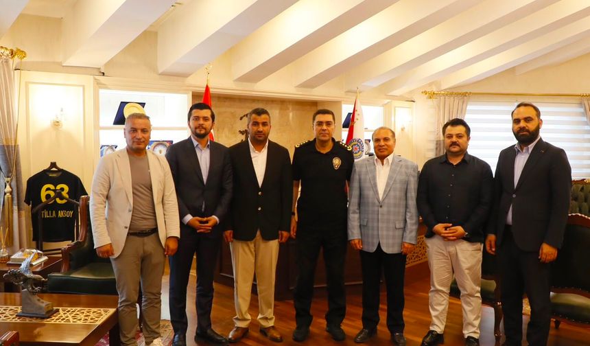 Şanlıurfaspor Yönetiminden İl Emniyet Müdürü Attila Aksoy'a Ziyaret