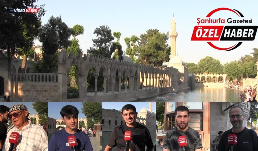 Şanlıurfa'da Sıcaklık 39 Dereceyi Buldu, tarihi Balıklıgöl Dolup Taştı