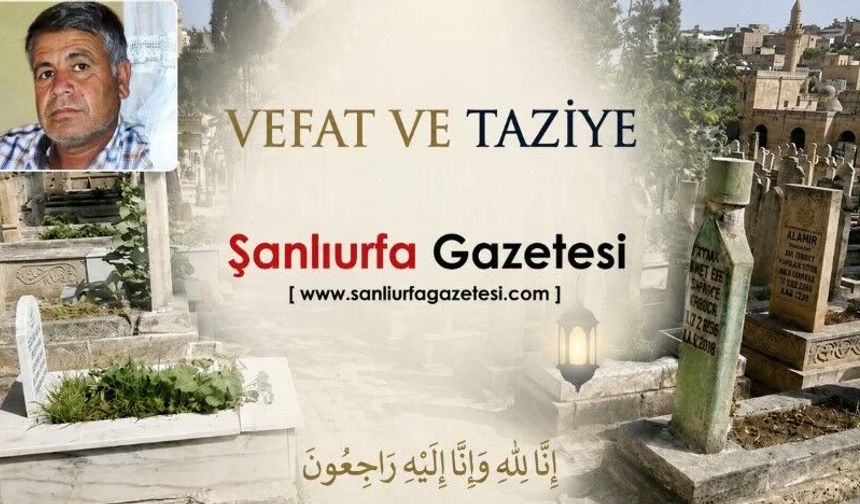 Übeydullah Kadaş Vefat Etti!