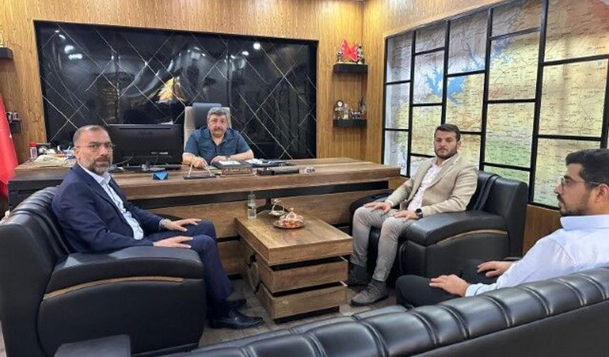HÜDA PAR Şanlıurfa Teşkilatından Şanlıurfa Gazetesi'ne Ziyaret