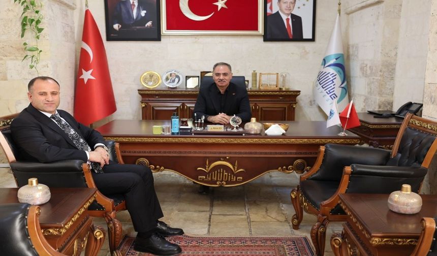 Aile ve Sosyal Hizmetler İl Müdürü Fatih Yılmaz'dan Başkan Mehmet Kuş'a Ziyaret